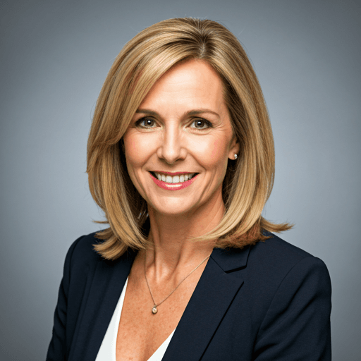 Portrait of Brenda, a smiling woman